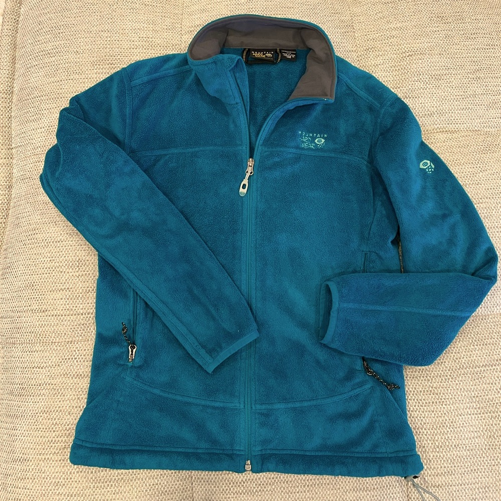 Mountain hardware fleece full zipper jacket